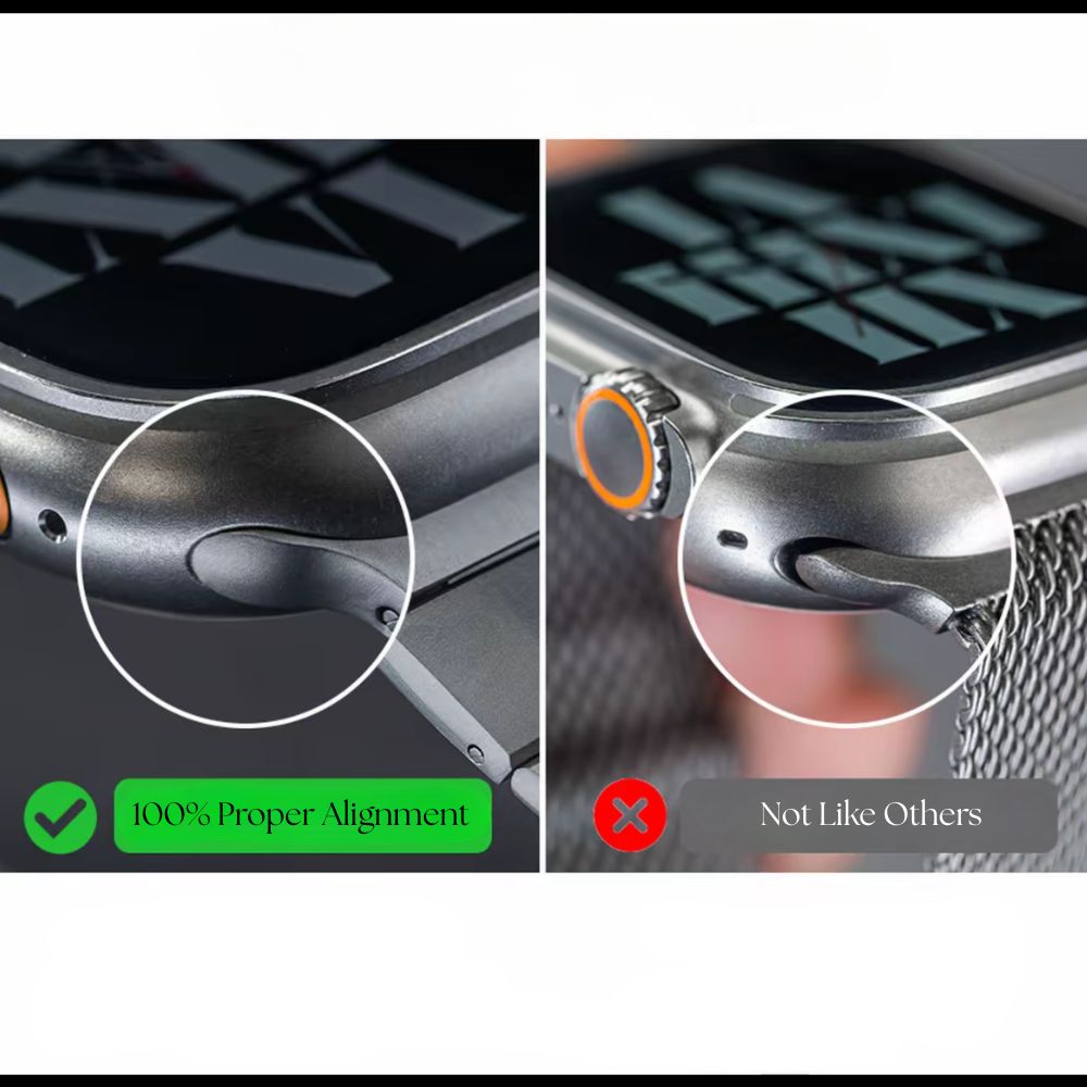 Luxury Titanium Casing + Straps For Apple Watch