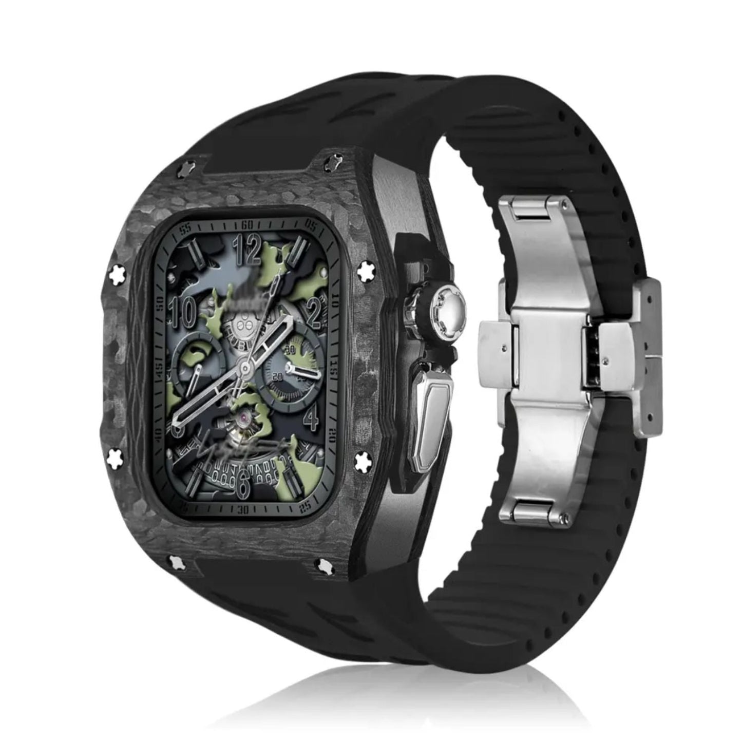 Carbon Fiber Edition Luxury Apple Watch Case