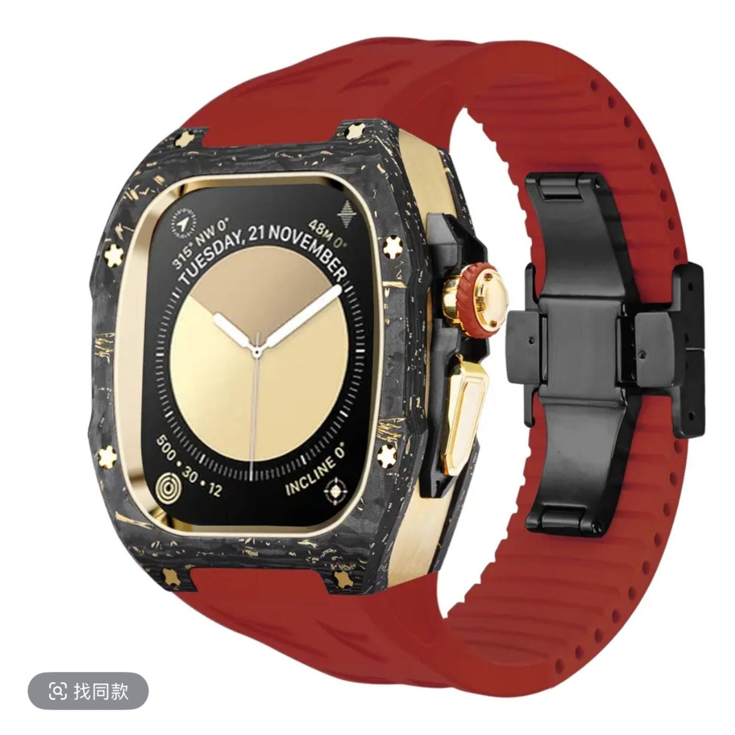 Carbon Fiber Edition Luxury Apple Watch Case