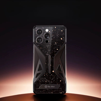 Real Carbon Fiber Titanium Bumper Case For iPhones