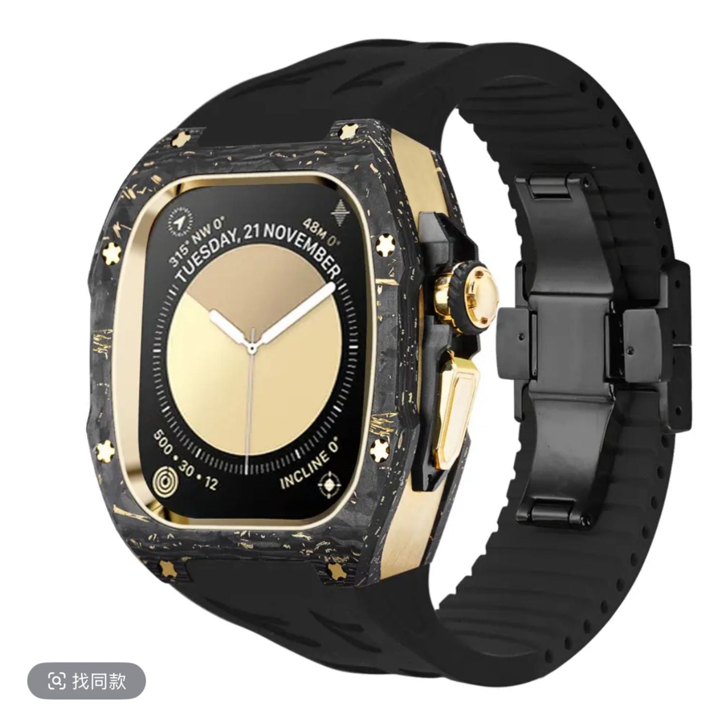 Carbon Fiber Edition Luxury Apple Watch Case