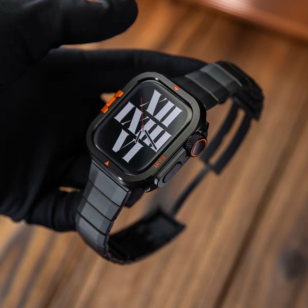 Luxury Titanium Casing + Straps For Apple Watch