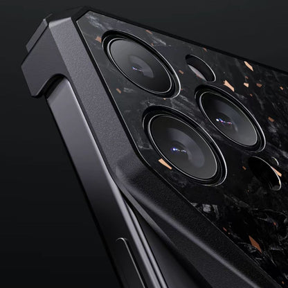 Real Carbon Fiber Titanium Bumper Case For iPhones