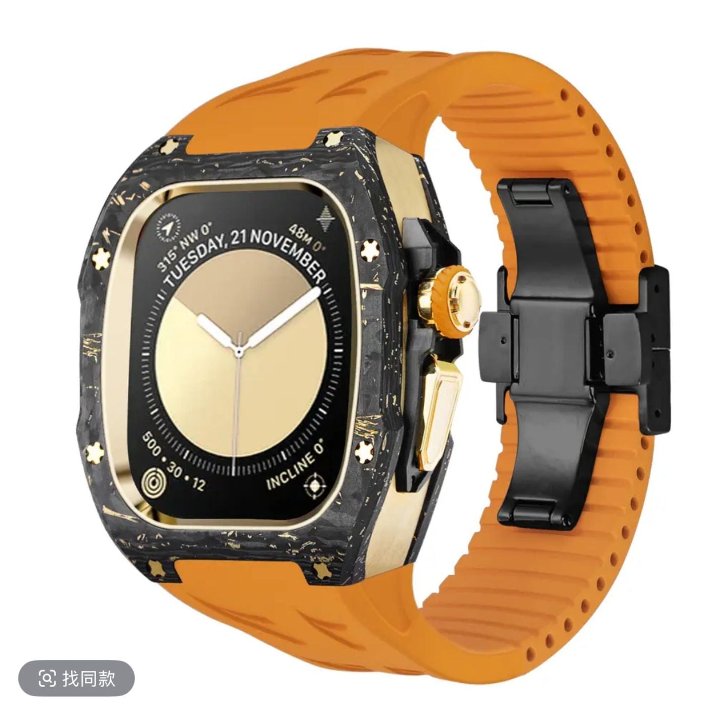 Carbon Fiber Edition Luxury Apple Watch Case