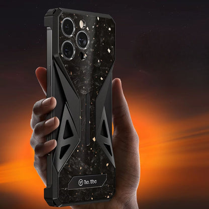 Real Carbon Fiber Titanium Bumper Case For iPhones