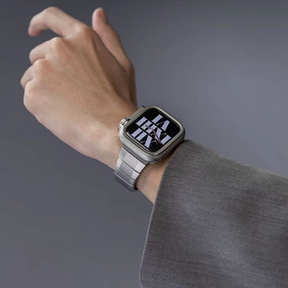 Luxury Titanium Casing + Straps For Apple Watch