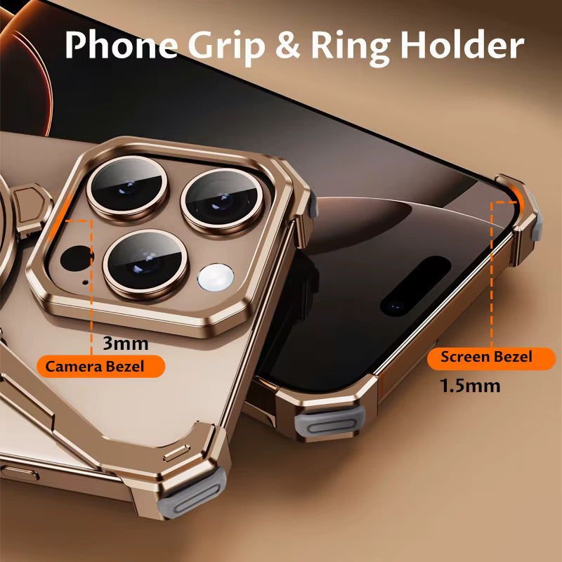 iPhone Luxury Metal Titanium Bumper Case